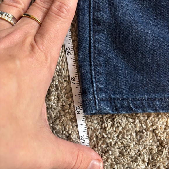 Mother The Drama Joyride Flare Jeans in Classic Blue Jeans Size 24 - Picture 7 of 8